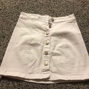 Button down skirt